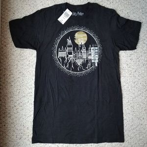 Harry Potter Hogwarts Castle Black Shirt